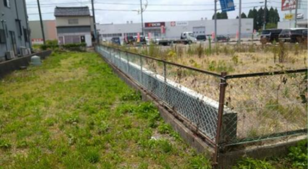 砺波市新富町、土地の外観画像です