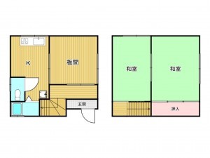 神戸市垂水区東垂水、中古一戸建ての間取り画像です