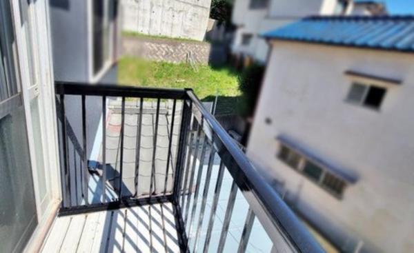 神戸市垂水区歌敷山、中古一戸建てのバルコニー画像です