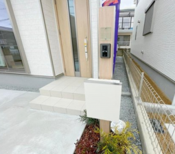 神戸市垂水区千鳥が丘、新築一戸建てのエントランス画像です
