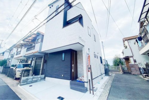 神戸市垂水区北舞子、新築一戸建ての外観画像です