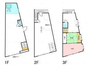 神戸市垂水区星陵台、中古一戸建ての間取り画像です