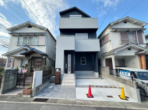 神戸市垂水区美山台、新築一戸建ての外観画像です