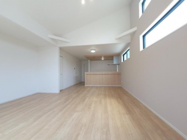 神戸市垂水区馬場通、新築一戸建ての居間画像です