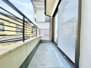 神戸市垂水区舞子坂、中古一戸建てのバルコニー画像です