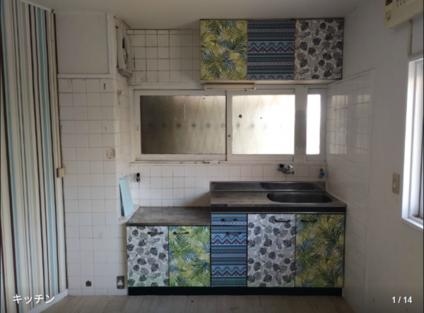 神戸市垂水区塩屋町、中古一戸建てのキッチン画像です