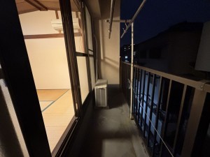 神戸市垂水区旭が丘、マンションのバルコニー画像です