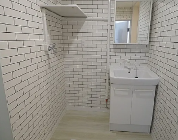 神戸市垂水区塩屋町、マンションの洗面画像です
