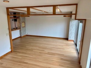 神戸市垂水区青山台、マンションの居間画像です