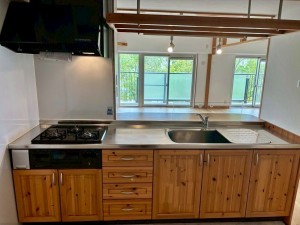 神戸市垂水区青山台、マンションのキッチン画像です