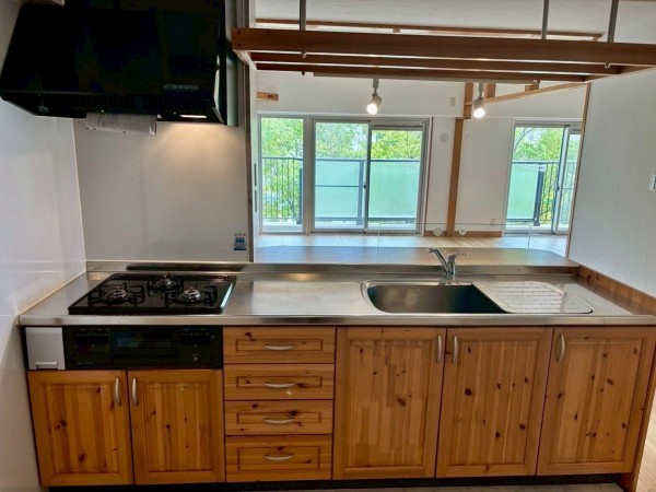 神戸市垂水区青山台、マンションのキッチン画像です