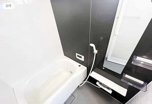 神戸市垂水区千代が丘、マンションの風呂画像です