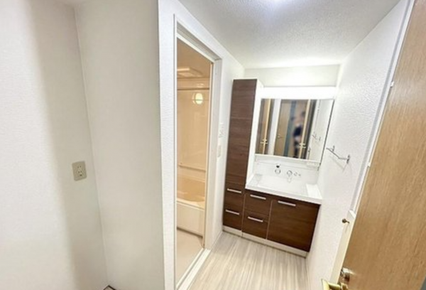 神戸市垂水区北舞子、マンションの洗面画像です