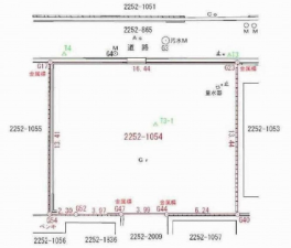 神戸市垂水区上高丸、土地の間取り画像です