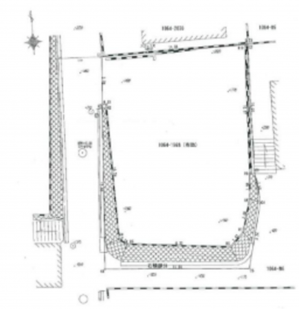 神戸市垂水区舞子坂、土地の間取り画像です