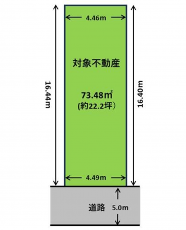 神戸市垂水区瑞穂通、土地の間取り画像です