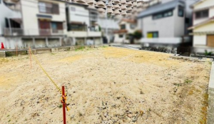 神戸市垂水区舞子台、土地の前面道路を含む現地写真画像です