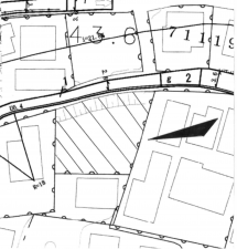 神戸市垂水区舞子坂、土地の間取り画像です