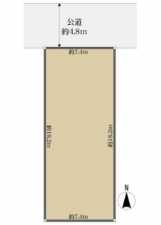 神戸市垂水区馬場通、土地の間取り画像です