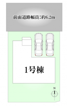 神戸市垂水区泉が丘、新築一戸建ての建築プラン例画像です