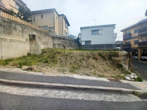 神戸市垂水区西舞子、土地の前面道路を含む現地写真画像です