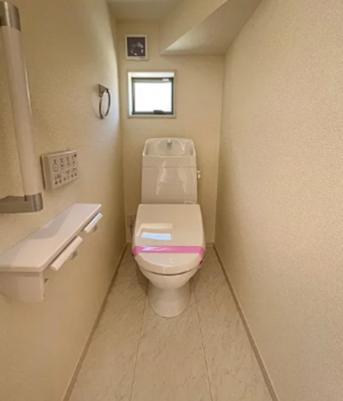 神戸市垂水区福田、新築一戸建てのトイレ画像です