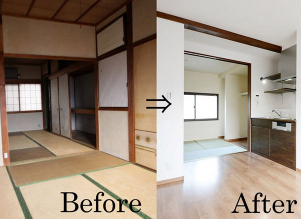 神戸市垂水区高丸、マンションの居間画像です