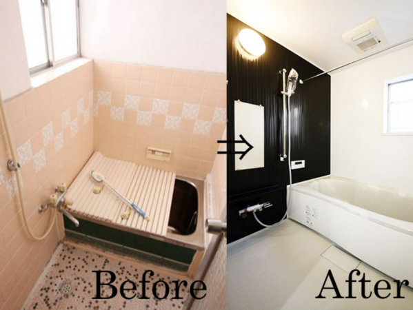 神戸市垂水区高丸、マンションの風呂画像です