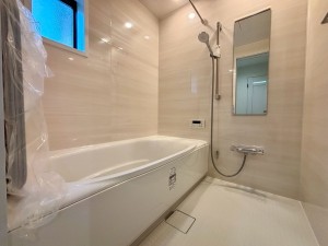 神戸市垂水区青山台、新築一戸建ての風呂画像です