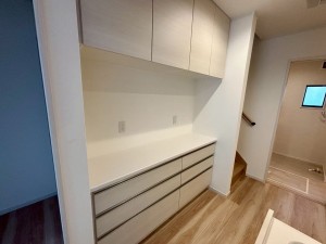 神戸市垂水区青山台、新築一戸建ての収納画像です