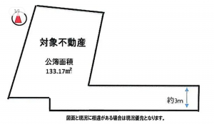 神戸市垂水区五色山、土地の間取り画像です