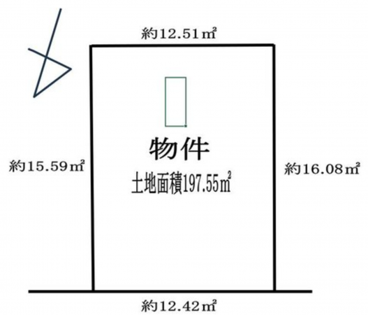 神戸市垂水区青山台、土地の間取り画像です