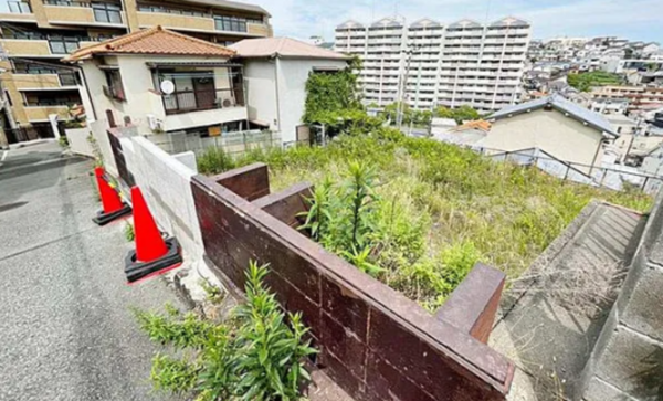 神戸市垂水区霞ケ丘、土地の外観画像です
