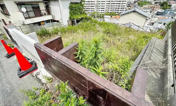 神戸市垂水区霞ケ丘、土地の外観画像です