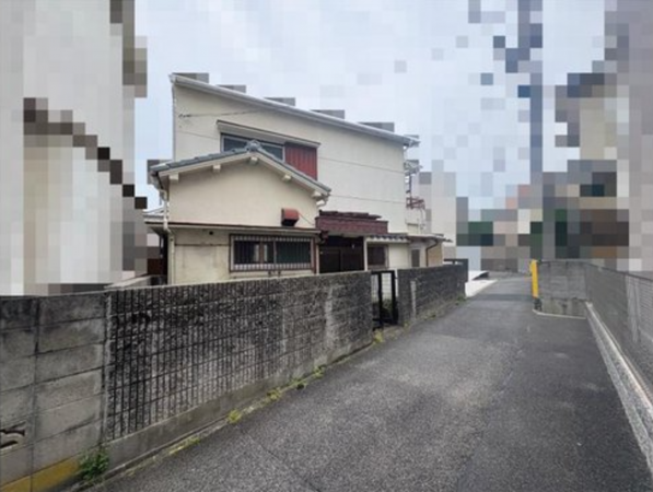 神戸市垂水区西舞子、土地の前面道路を含む現地写真画像です