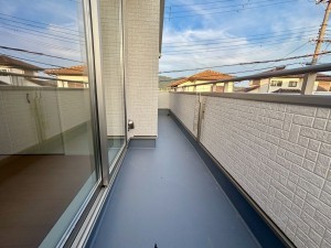神戸市垂水区青山台、新築一戸建てのバルコニー画像です
