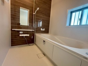 神戸市垂水区青山台、新築一戸建ての風呂画像です