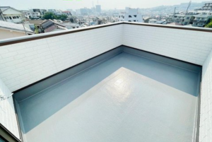 神戸市垂水区泉が丘、新築一戸建てのバルコニー画像です