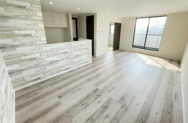 神戸市垂水区泉が丘、新築一戸建ての居間画像です
