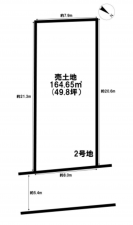 神戸市垂水区南多聞台、土地の間取り画像です