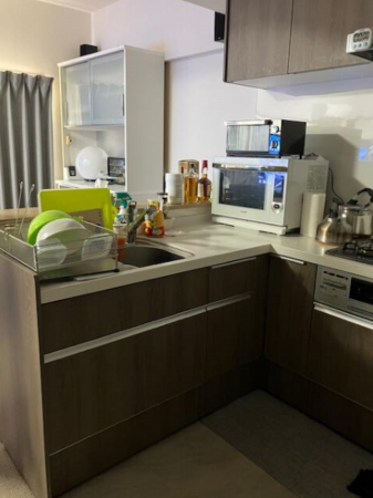 神戸市垂水区五色山、マンションのキッチン画像です