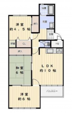 神戸市垂水区塩屋町、マンションの間取り画像です