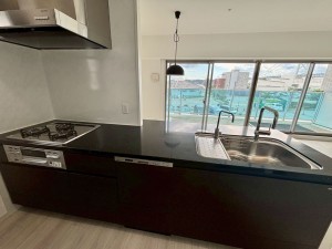 神戸市垂水区東舞子町、マンションのキッチン画像です