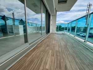 神戸市垂水区東舞子町、マンションのバルコニー画像です