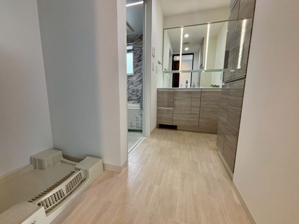 神戸市垂水区東舞子町、マンションの洗面画像です