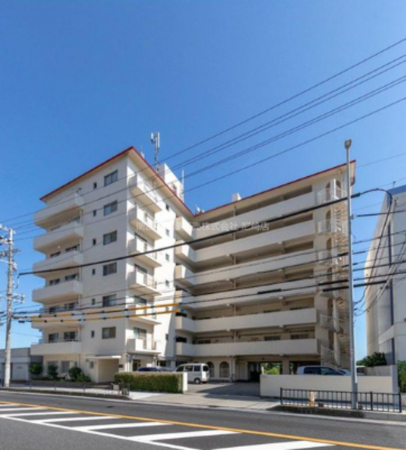 神戸市垂水区海岸通、マンションの外観画像です