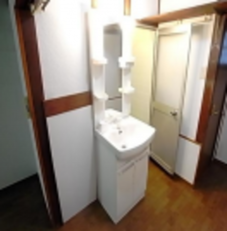 神戸市垂水区塩屋町、収益物件/住宅の洗面画像です