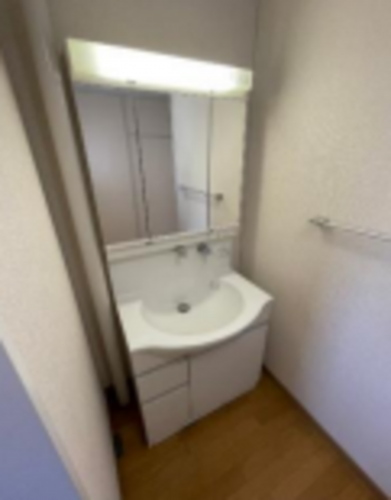 神戸市垂水区高丸、収益物件/マンションの洗面画像です