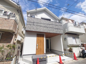 神戸市垂水区舞子坂、新築一戸建ての外観画像です