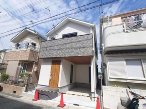 神戸市垂水区舞子坂、新築一戸建ての外観画像です